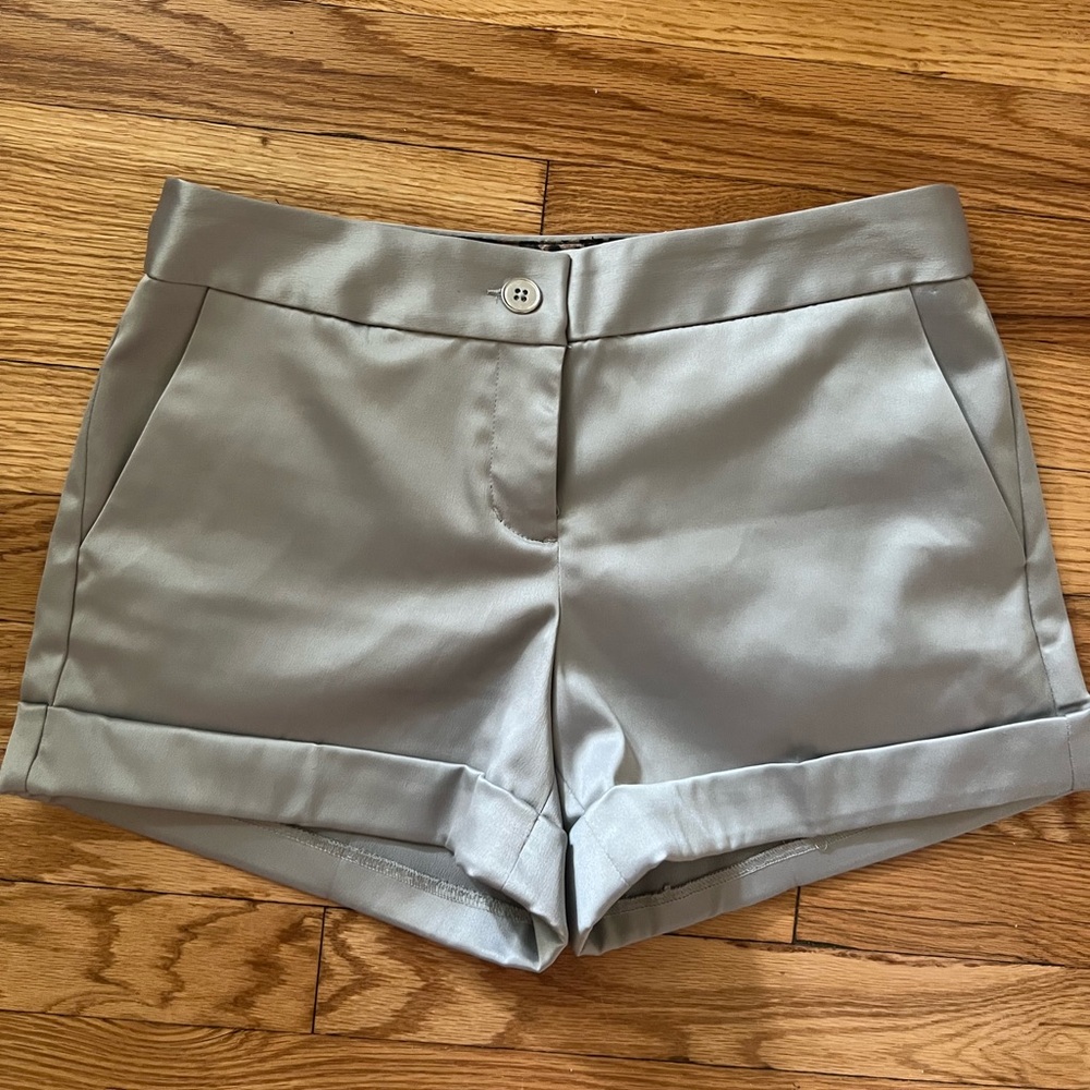 Silver Express Shorts w/ Leopard Lining